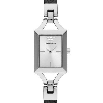 Emporio Armani Quartz classique en cuir noir AR7372 Ladies montre