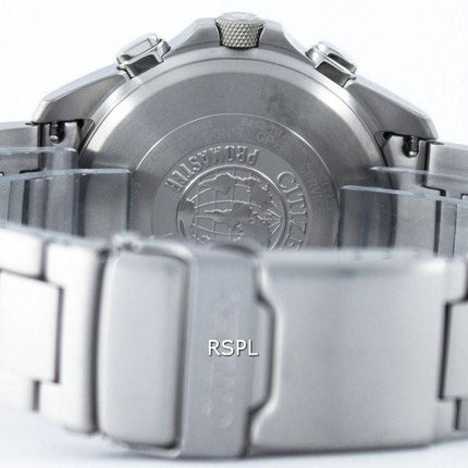 Citizen Promaster Land Titanium Eco-Drive Radio Controlled montre Chronograph AS4030-59E hommes