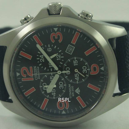 Montre Citizen Eco-Drive chronographe titane AT0660-13E AT0660 masculin