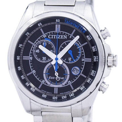 Montre Citizen Eco-Drive chronographe tachymètre AT2130-83F masculine
