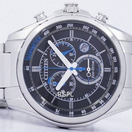 Montre Citizen Eco-Drive chronographe tachymètre AT2130-83F masculine