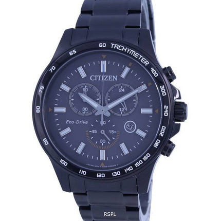 Citizen cadran gris chronographe Eco-Drive AT2425-80H montre homme fr