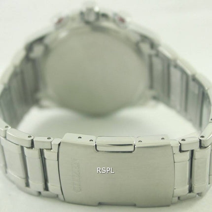 Citoyen atomique Perpétuel Chronographe Eco-Drive montre pour hommes AT4008-51E