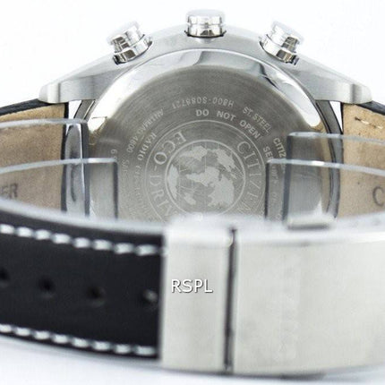 Citizen Eco-Drive Radio Controlled chronographe monde temps AT8011-04f montre homme