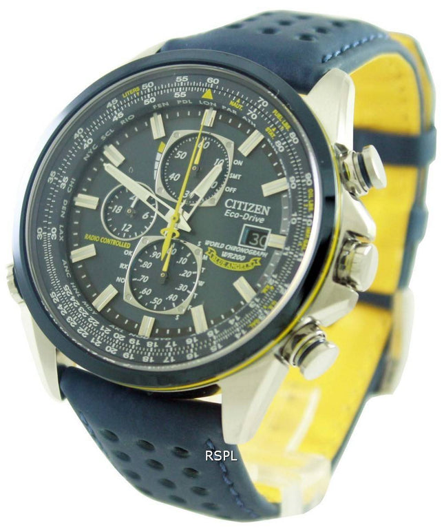 Citizen Eco Blue Angels radiocommandés World Chronograph AT8020 - 03L