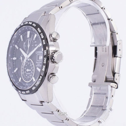 Citizen Eco-Drive Radio Controlled Chronograph AT8154-82F montre homme