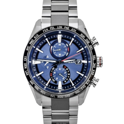 Montre homme Citizen Attesa Chronographe Radio-pilotée Super Titanium Eco-Drive AT8186-51L 100M