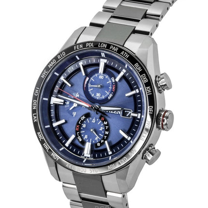 Montre homme Citizen Attesa Chronographe Radio-pilotée Super Titanium Eco-Drive AT8186-51L 100M
