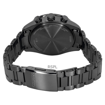 Montre homme Citizen Attesa chronographe radiocommandé Super Titanium cadran multicolore Eco-Drive AT8286-65E 100 m