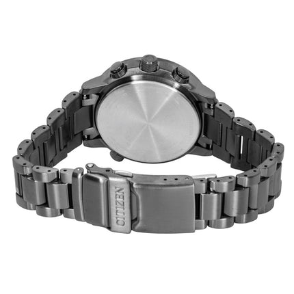 Montre homme Citizen Promaster Navihawk AT Chronographe Acier inoxydable Cadran argenté Eco-Drive Plongeur AT8304-57A 200M