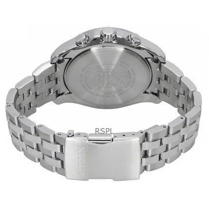 Montre de plongée radiocommandée Citizen Eco-Drive pour homme, cadran bleu, acier inoxydable, AT9031-52L, 200 m