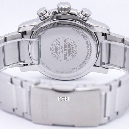 Citizen Eco-Drive Radio atomique contrôlée Montre World Time AT9070-51L hommes