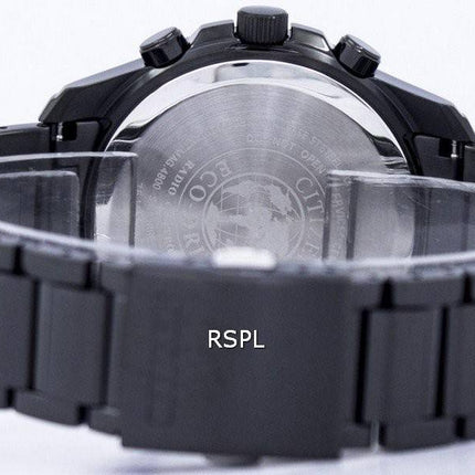 Citizen Eco-Drive Radio Controlled calendrier perpétuel monde temps AT9085-53E montre homme