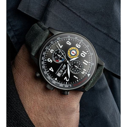 HORSMontre pour homme AVI-8 Hawker Hurricane Tachymeter Quartz AV-4011-0D