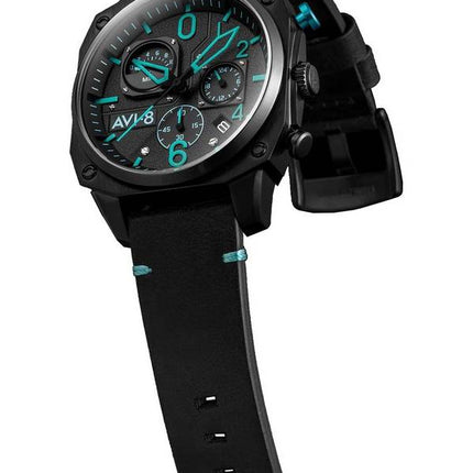 Montre Homme AVI-8 Hawker Hunter Chronographe Bleu Diamant Quartz AV-4052-05