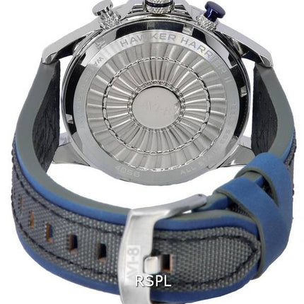 AVI-8 Hawker Harrier II Amiral Bleu Acier Double Chronographe Rétrograde Quartz AV-4056-01 Montre Homme