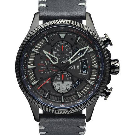 Montre pour homme AVI-8 Hawker Hunter Avon chronographe furtif Quartz noir AV-4064-05