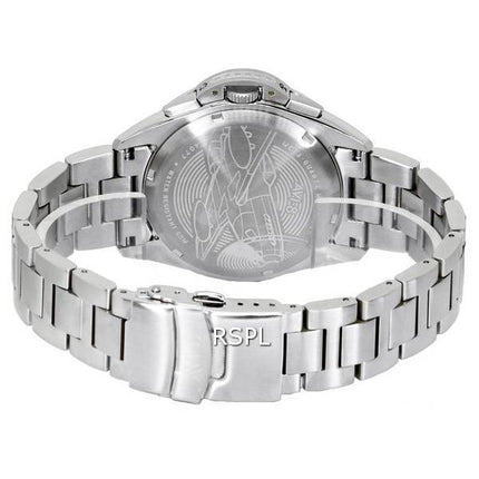 AVI-8 P-51 Mustang Argent Chèªne Blakeslee Chronographe Cadran Bleu Quartz AV-4077-22 HORS Montre Homme