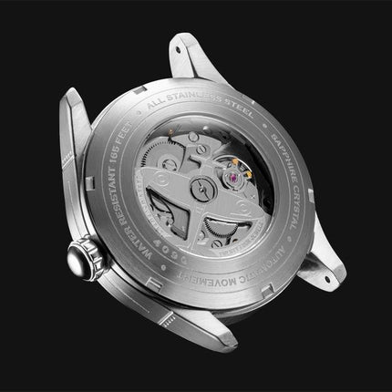 Montre automatique pour homme AVI-8 Spitfire Smith Reading avec bracelet en cuir et cadran vert AV-4090-03