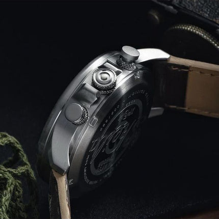 AVI-8 Hawker Typhoon Rb396 Sheila Chronographe Édition Limitée Westhampnett Cadran Marron Quartz AV-4093-06 Montre pour Homme