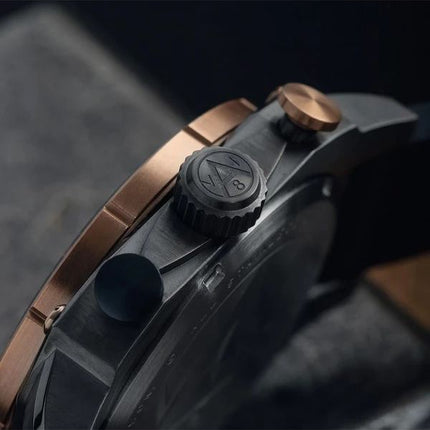 Montre pour homme AVI-8 Hawker Hunter Atlas Dual Time Chronographe Cadran gris anthracite Quartz AV-4100-07