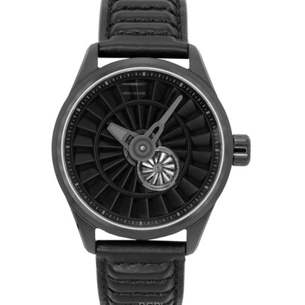Montre homme AVI-8 Hawker Hurricane Pegasus Édition Limitée Bracelet Cuir Cadran Noir Automatique AV-4127-01
