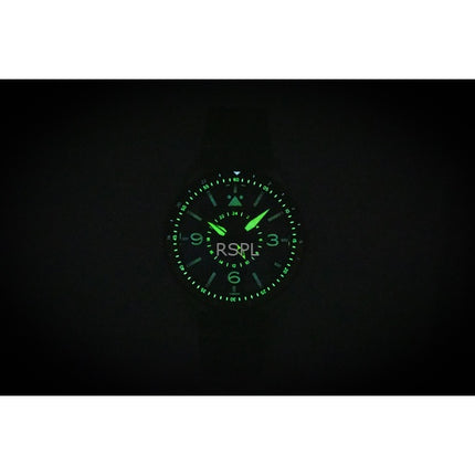Montre automatique pour homme AVI-8 Flyboy Airmaster GMT Fuselage, bracelet en cuir vert, cadran vert, AV-4128-03