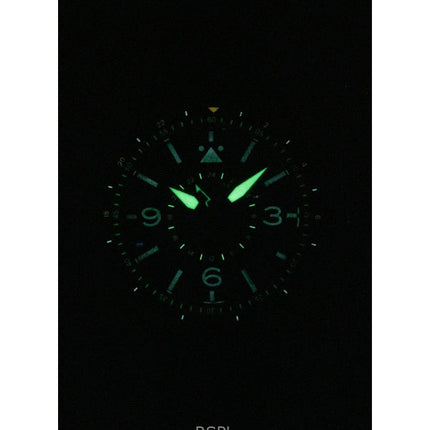 Montre automatique pour homme AVI-8 Flyboy Airmaster GMT avec bracelet en cuir bleu et cadran bleu AV-4128-04