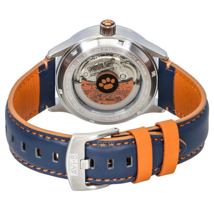 Montre homme AVI-8 Hawker Hurricane Kent GMT Édition Limitée Sketchbook Cadran Bleu et Rouge Automatique AV-4136-02
