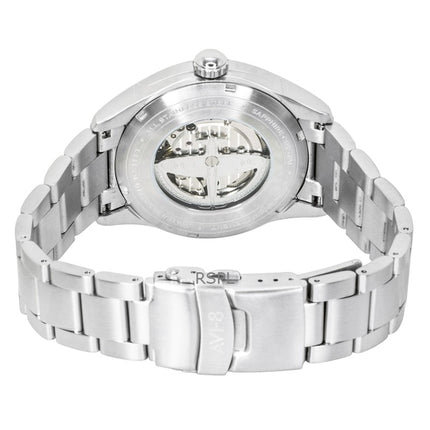 Montre homme AVI-8 Spitfire Type 300, boîtier en acier inoxydable, cadran crème, mouvement automatique AV-4147-33