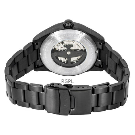 Montre homme AVI 8 Spitfire Type 300 Eclipse Display, acier inoxydable, cadran noir, automatique AV-4147-44