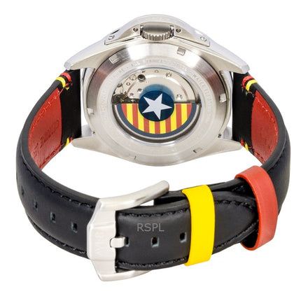 Montre homme AVI-8 P-51 Mustang Patriot Automatic Tuskegee Airmen 85e anniversaire, cadran noir, AV-4148-01