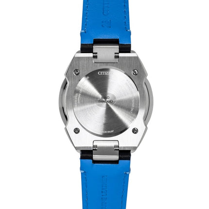 Montre homme Citizen Promaster Limited Edition Chronographe Bracelet Cuir Cadran Bleu Eco-Drive Diver's AV0106-01L 200M