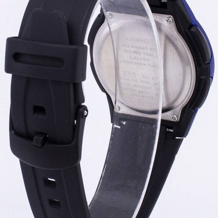 Analogique Casio Illuminator numérique fiche noir/bleu AW-80-2BVDF AW-80-2BV montre homme