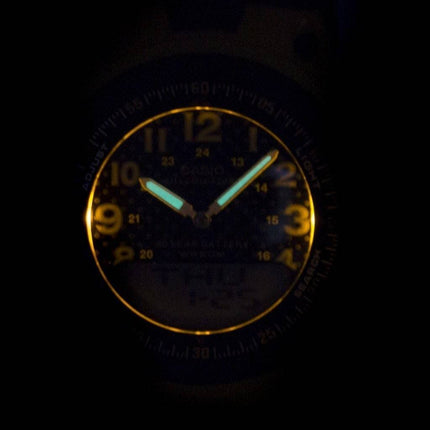 Montre Casio Illuminator monde temps analogique numérique AW-80-9BV AW80-9BV hommes