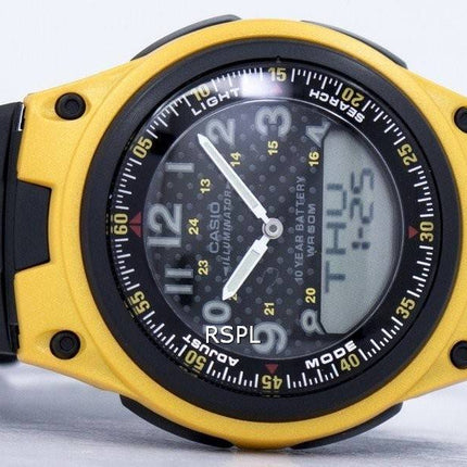 Montre Casio Illuminator monde temps analogique numérique AW-80-9BV AW80-9BV hommes