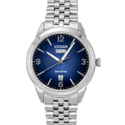 Montre homme Citizen Rolan Eco-Drive AW0150-53L 100M, cadran bleu, acier inoxydable