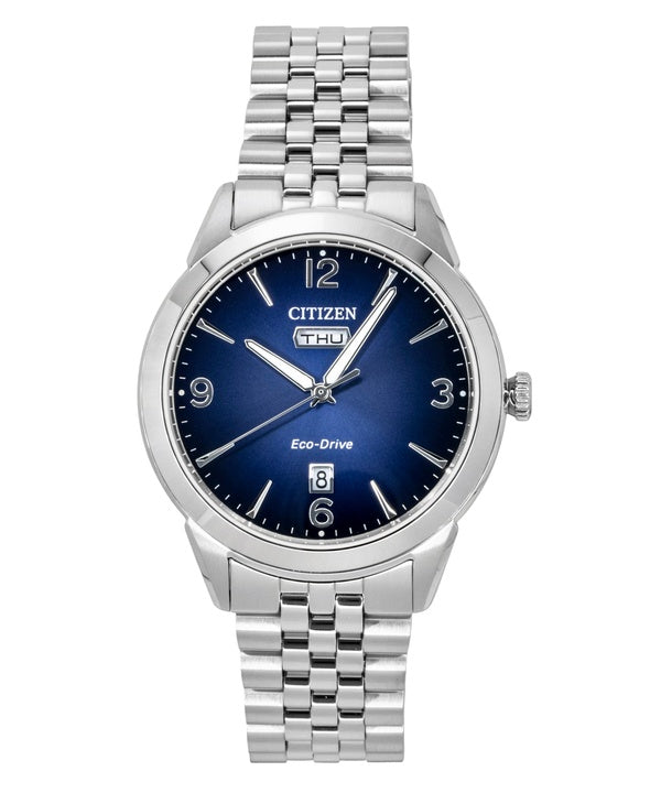 Montre homme Citizen Rolan Eco-Drive AW0150-53L 100M, cadran bleu, acier inoxydable