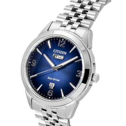 Montre homme Citizen Rolan Eco-Drive AW0150-53L 100M, cadran bleu, acier inoxydable