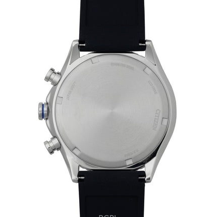 Montre homme Citizen Eco-Drive, bracelet en cuir, cadran bleu AW0151-00L, étanche à 100 m
