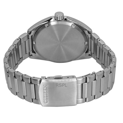 Montre Citizen Eco-Drive pour homme, acier inoxydable, cadran bleu, AW1571-76L, 100 m