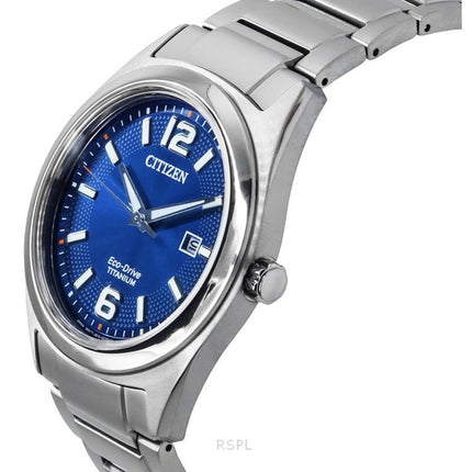 Montre Citizen Super Titanium Eco-Drive AW1641-81L pour homme avec cadran bleu