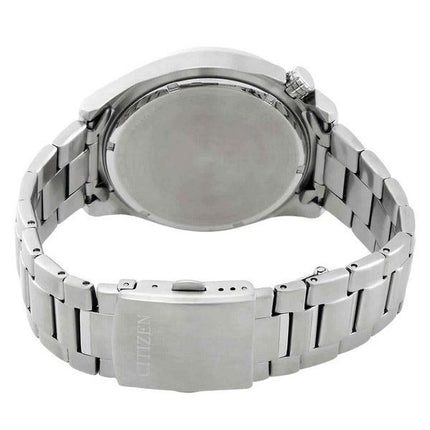 Montre pour homme Citizen Eco-Drive en acier inoxydable avec cadran vert AW1715-86X 100M