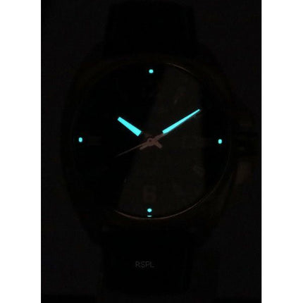 Montre pour homme Citizen Eco-Drive Sport Luxury Endicott avec bracelet en cuir et cadran noir AW1723-02E 100M