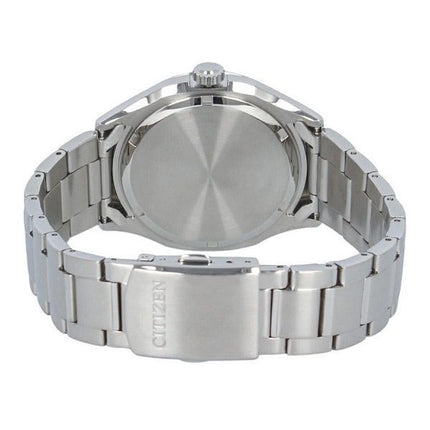 Montre pour homme Citizen Core Collection en acier inoxydable avec cadran noir Eco-Drive AW1750-85E 100M