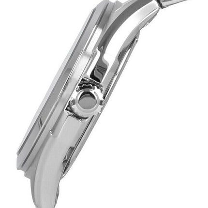 Montre pour homme Citizen Core Collection en acier inoxydable avec cadran bleu Eco-Drive AW1750-85L 100M