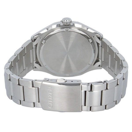 Montre pour homme Citizen Core Collection en acier inoxydable avec cadran bleu Eco-Drive AW1750-85L 100M