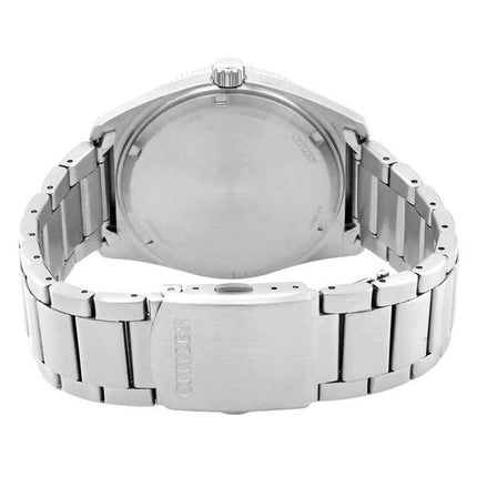 Montre pour homme Citizen Eco-Drive en acier inoxydable avec cadran bleu AW1761-89L 100M