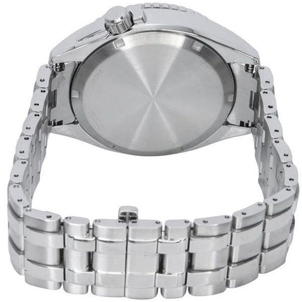 Montre pour homme Citizen Carson en acier inoxydable avec cadran bleu Eco-Drive AW1770-53L 100M