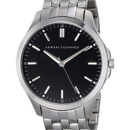 Armani Exchange cadran noir en acier inoxydable AX2147 montre homme